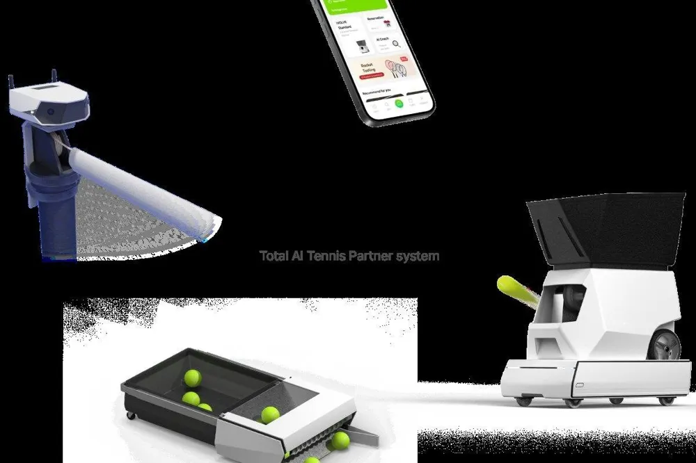 iVOLVE Robot, Total AI Tennis Play Partner system
